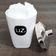 Porta Algodão E Cotonete Para Banheiro Pote Com Tampa Uz Branco 400ml