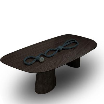 Mesa Organica Flower Em ébano