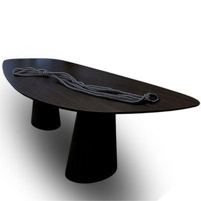 Mesa Organica Flower Em ébano