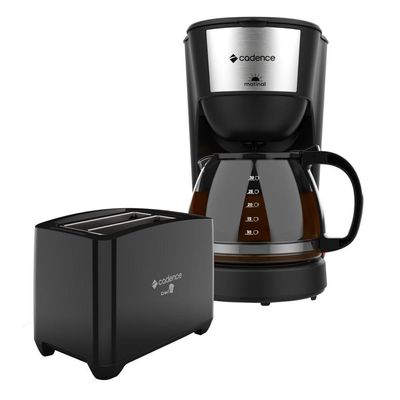 Kit Croc Cadence Cafeteira Matinal E Torradeira Croc 220V