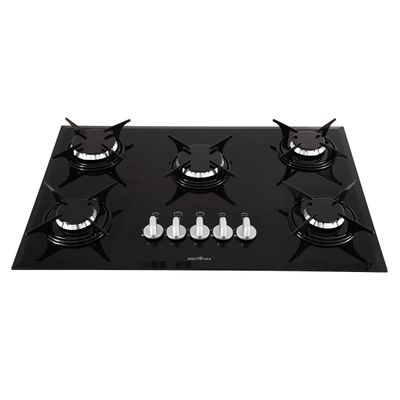 Cooktop de Embutir a Gás Britânia 5 Queimadores BCT5P Bivolt Bivolt