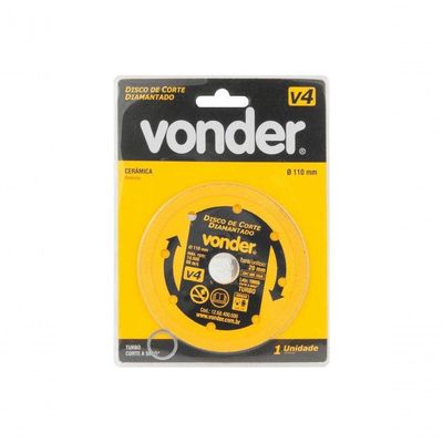 Disco Diamantado Vonder V4 110mm