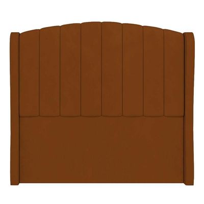 Cabeceira Casal Queen Cama 160cm Glenda I02 Veludo Terracota - Mpozenato