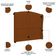 Cabeceira Casal Queen Cama 160cm Glenda I02 Veludo Terracota - Mpozenato