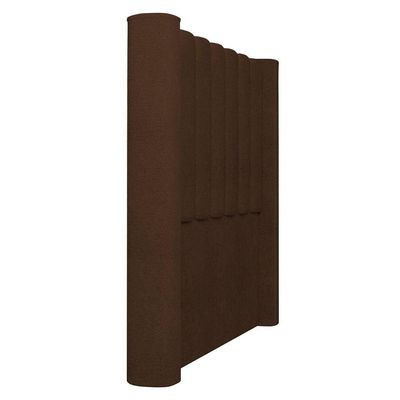 Cabeceira Casal Queen Cama 160cm Claire I02 Bouclê Marrom - Mpozenato