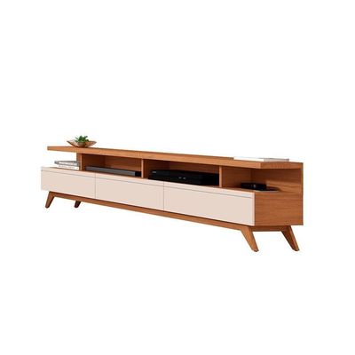 Rack Metz 3 Gavetas Nature Off White