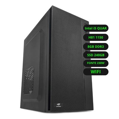 Computador Intel Core I5 Quarta Geração Ssd 240gb Ram 8gb Wifi