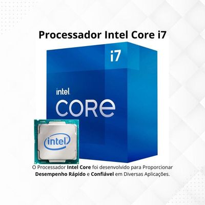 Computador Completo Intel Core I7 16gb Monitor 19.5 Hdmi Ssd 512gb Windows
