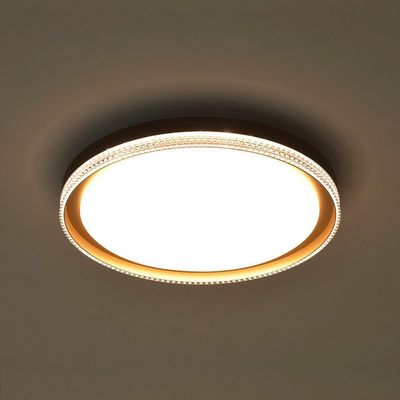 Plafon Skylight Queenstown 4040 Led Bivolt Preto-dourado