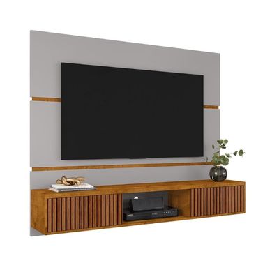 Painel Para 65 Polegadas Citrino Off White Nature Ripado