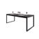 Mesa De Jantar Yon 200 X 90 X 76 Cm Terracota/est.preta Terracota/est.preta
