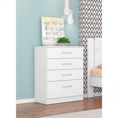Conjunto Quarto Guarda Roupa E Comoda Jones Branco
