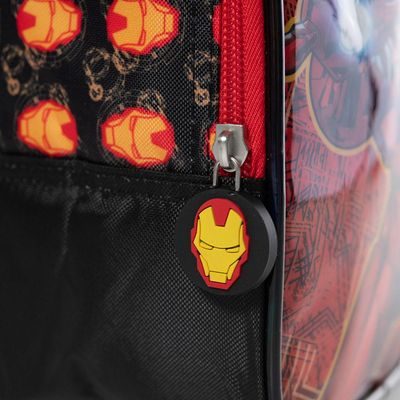 Lancheira Escolar Masculina Marvel Homem de Ferro Vermelha U / Vermelho