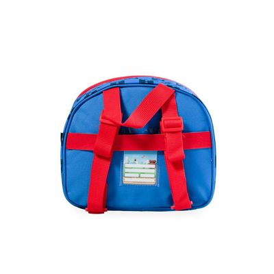 Lancheira Escolar Masculina Mario Azul U / Azul