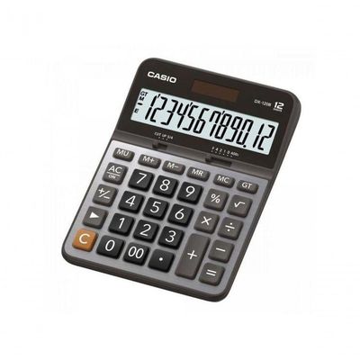 Calculadora De Mesa Casio Dx-120b 12 Dígitos Prata