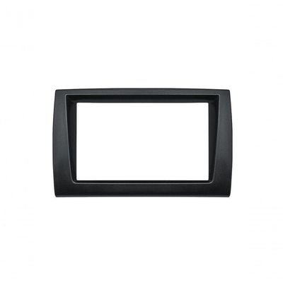 Contra Frente Plastica Permak Fiat Bravo 2 Din Preta