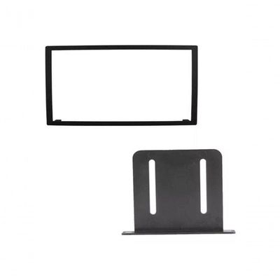 Contra Frente Plastica Permak Fiat Bravo 2 Din Preta