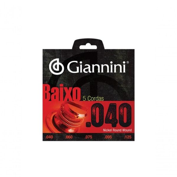 Corda Giannini Contrabaixo Geebrl 5 Leve