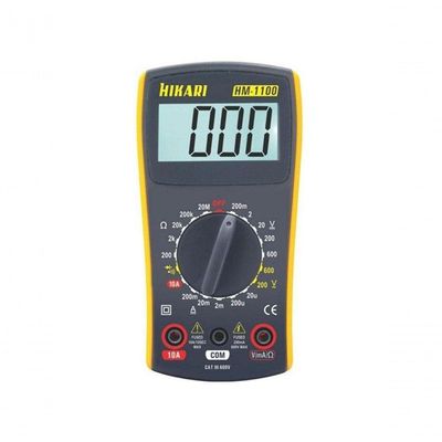 Multimetro Digital Hikari Hm-1100 Cat Iii 600v