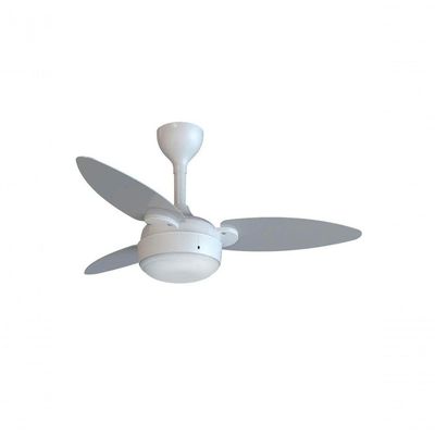 Ventilador De Teto Ventisol Elluz Inverter Controle Remoto Branco Com Cinza Bivolt