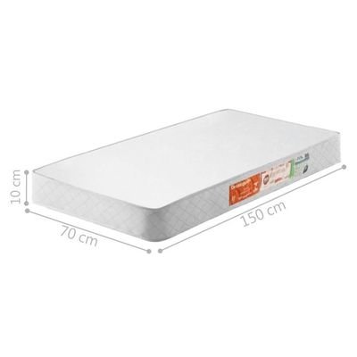 Colchão Infantil Branco D18 148x68x10