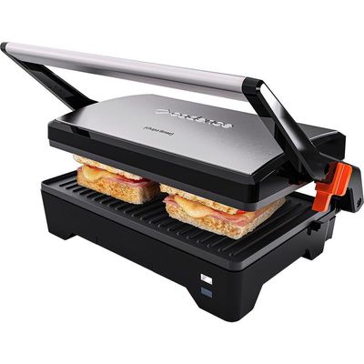 Grill Cadence Inox Chapa Firme 110V