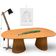 Mesa De Jantar Organica Tripper Em Freijo 198x122cm