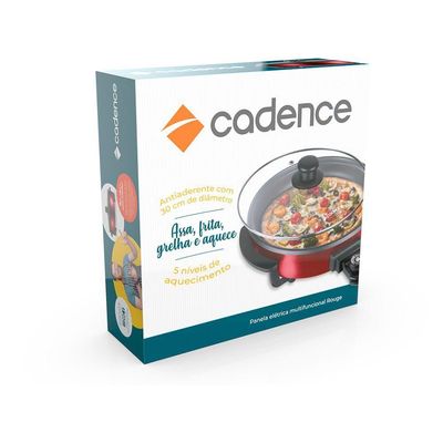 Panela Elétrica Cadence Multifuncional Rouge 220V
