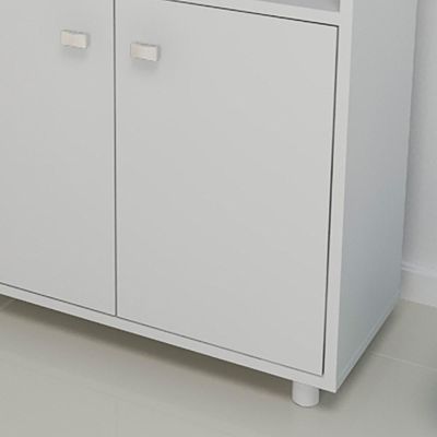 Balcão Com Tábua De Passar 2 Portas Tp3050 Branco - Tecno Mobili