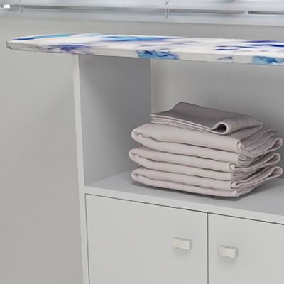 Balcão Com Tábua De Passar 2 Portas Tp3050 Branco - Tecno Mobili