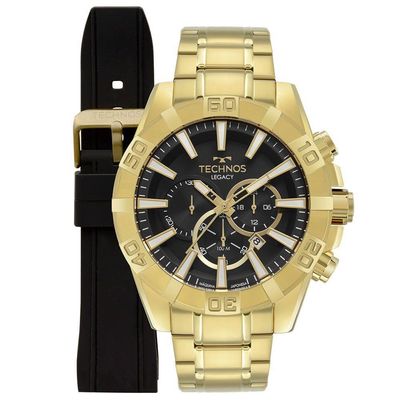 Relógio Technos Masculino Legacy Dourado - Js26aet/t1p Js26aet/t1p