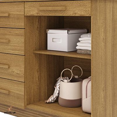 Cômoda Sapateira Armario Multiuso Sirius - Vlr Móveis Nature-brisa