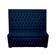 Kit Cabeceira De Cama Box E Calçadeira Baú Retro Capitonê Botão Encapados Queen 160 Cm Suede Azul Marinho Do Lar Móveis