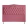 Cabeceira De Cama Box Barcelona King 195 Cm Capitonê Retro Botão Encapados Suede Rosa Bebê Do Lar Móveis