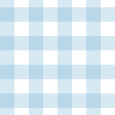 Papel De Parede Doce Estilo Xadrez Azul 81994