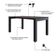 Mesa De Jantar Bronx U 160x90x77cm Brmj9160u Terracota - Est.preta Terracota/est.preta