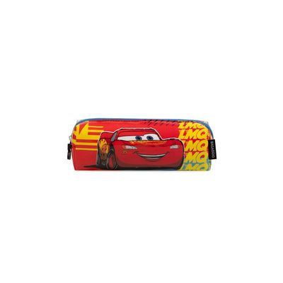 Estojo Escolar Masculino Pequeno Carros RelâmpagoMcQueen U / Vermelho
