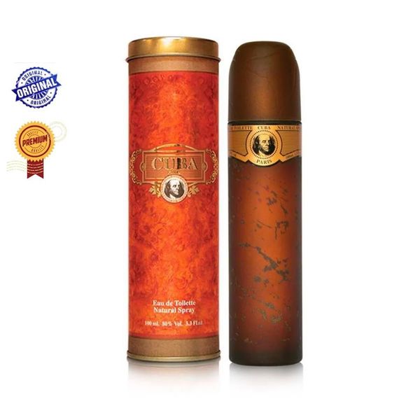Perfume Masculino Cuba Gold EDT 100mL Envio Imediato