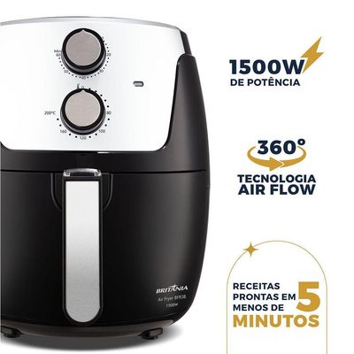 Air Fryer Britânia 4,2L Dura Mais 1500W BFR38 220V