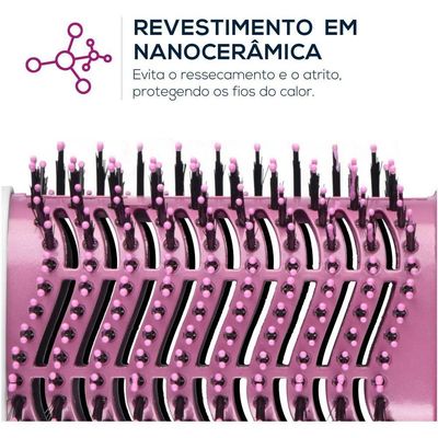 Escova Secadora Britânia 4 em 1 1300W Bivolt BELLA01 Bivolt