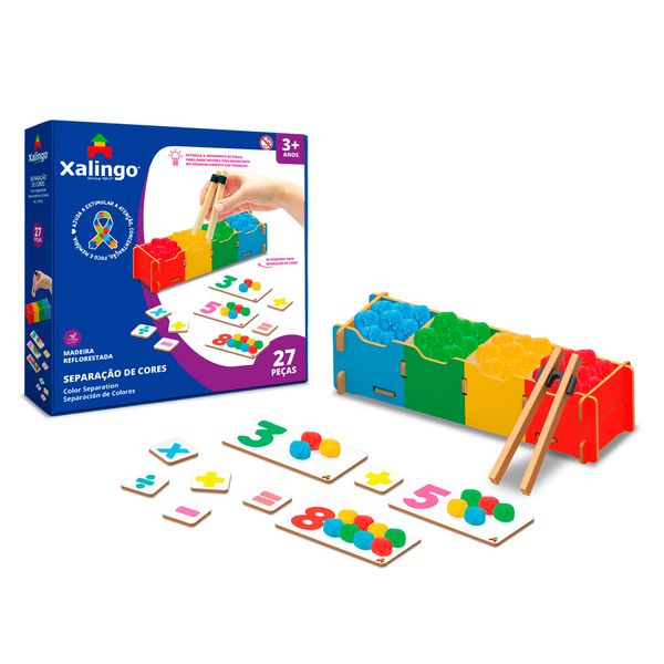 Jogo Separação de Cores Xalingo 27 Peças
