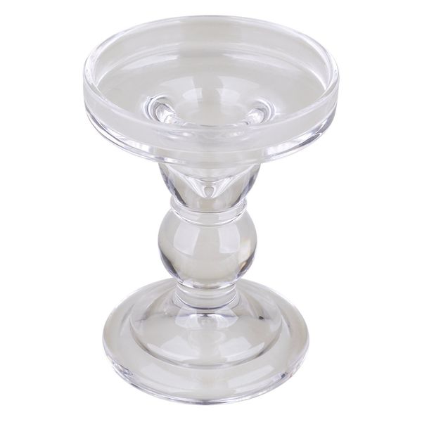Castiçal de Vidro Cazza Nuit 11cm Castiçal de Vidro Cazza Nuit 11cm