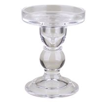 Castiçal de Vidro Cazza Nuit 11cm