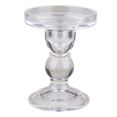 Castiçal de Vidro Cazza Nuit 11cm
