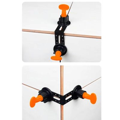 Kit Nivelador De Porcelanato Rosca Reutilizável 50 Peças Com Chave Manual