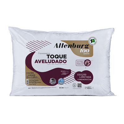 Kit 4 Travesseiros 48x68cm Toque Aveludado Altenburg