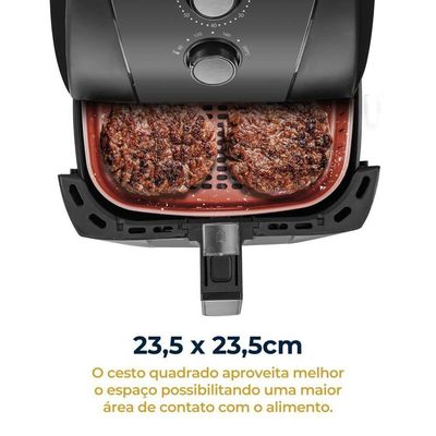 Air Fryer Britânia 5,5L Antiaderente Redstone 1500W BFR50 220V
