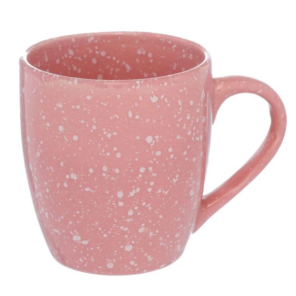 Caneca Hauskraft Senna em Cerâmica Rosa 250ml