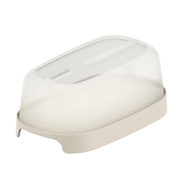 Manteigueira Tramontina MixColor em Polipropileno Cinza com Tampa Transparente 550 ml Manteigueira Tramontina MixColor em Polipropileno Cinza com Tampa Transparente 550 ml