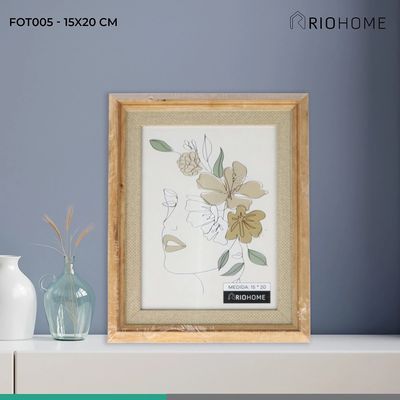 Porta-Retrato Rio Home Marrom 15x20cm